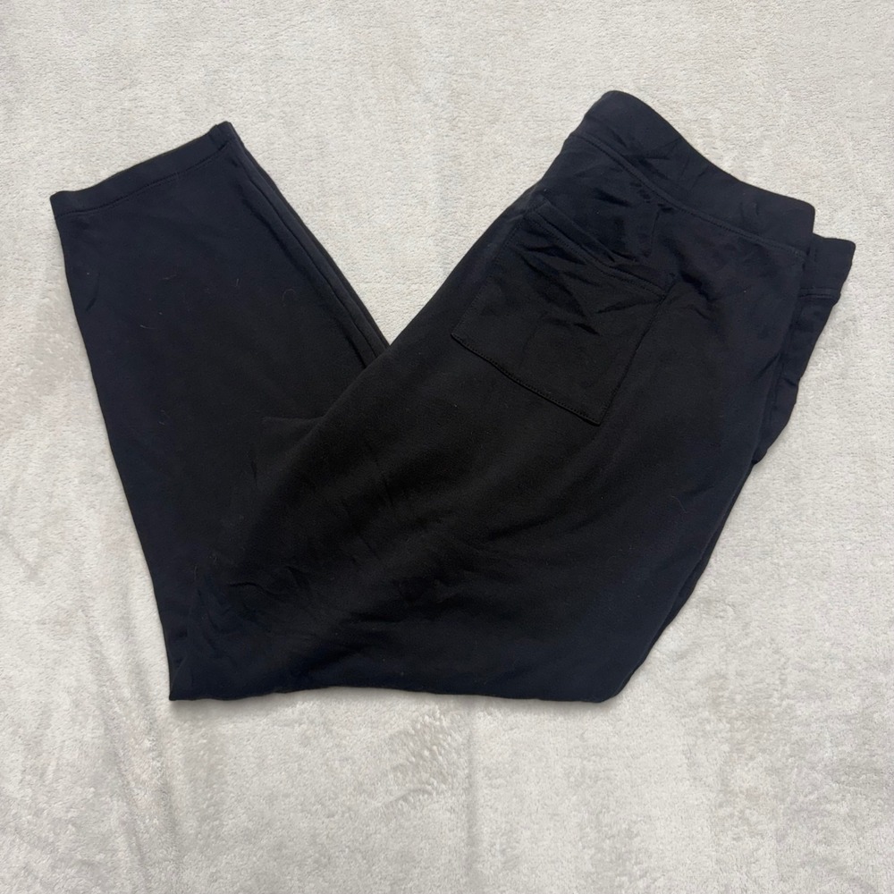 Lou & Grey Signaturesoft Black Joggers Drawstring Tapered Pants Womens XLP